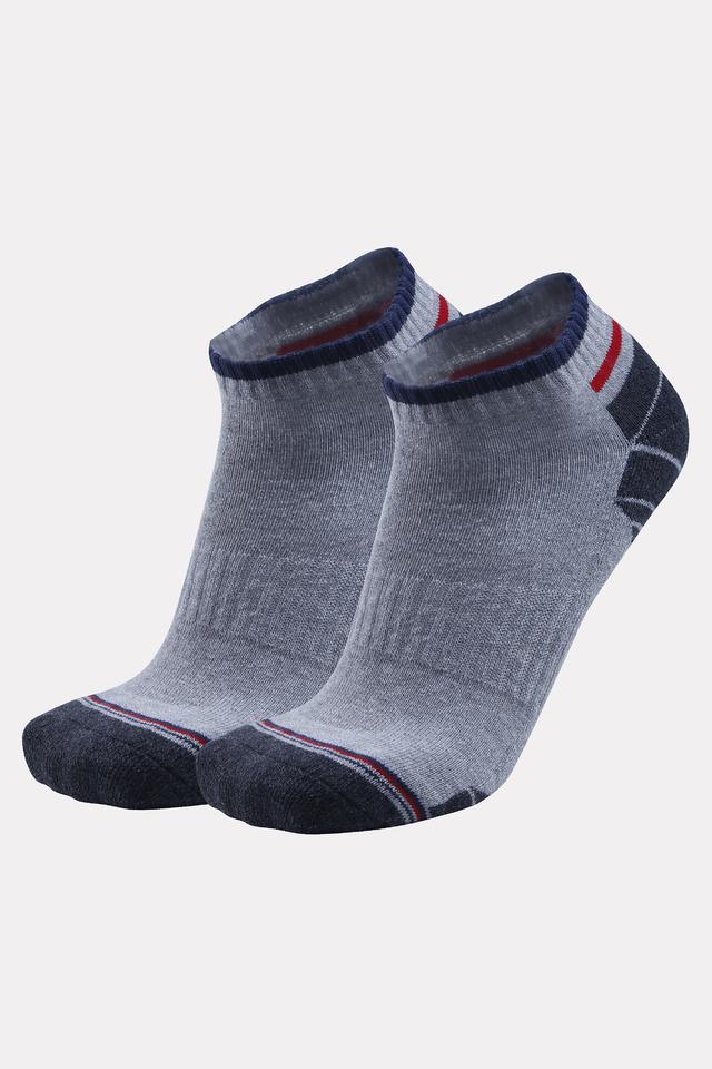 Men's Ankle Length Full Terry Cotton Sports Socks, Pack of 3