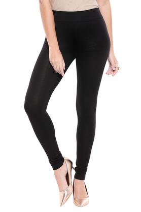 Buy BIBA Womens Solid Leggings