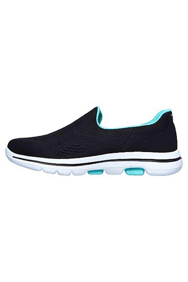 Skechers black clearance casual shoes ladies