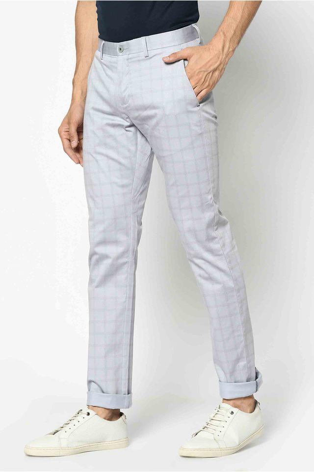 Buy Linen Club Grey Casual MidRise Active Waist Trouser Size  32LCMTC451CK00559G5 at Amazonin