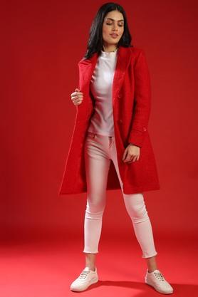 Women's red coats sale and jackets