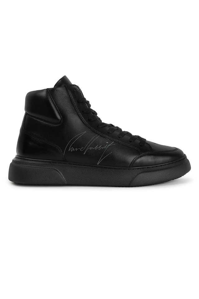 R13 Denim Collection Sneakers Kurt High Top - Black