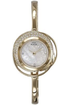 Buy TITAN Womens Analogue Metallic Watch NK95003YM01 Shoppers Stop