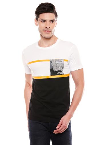 mens slim white t shirt