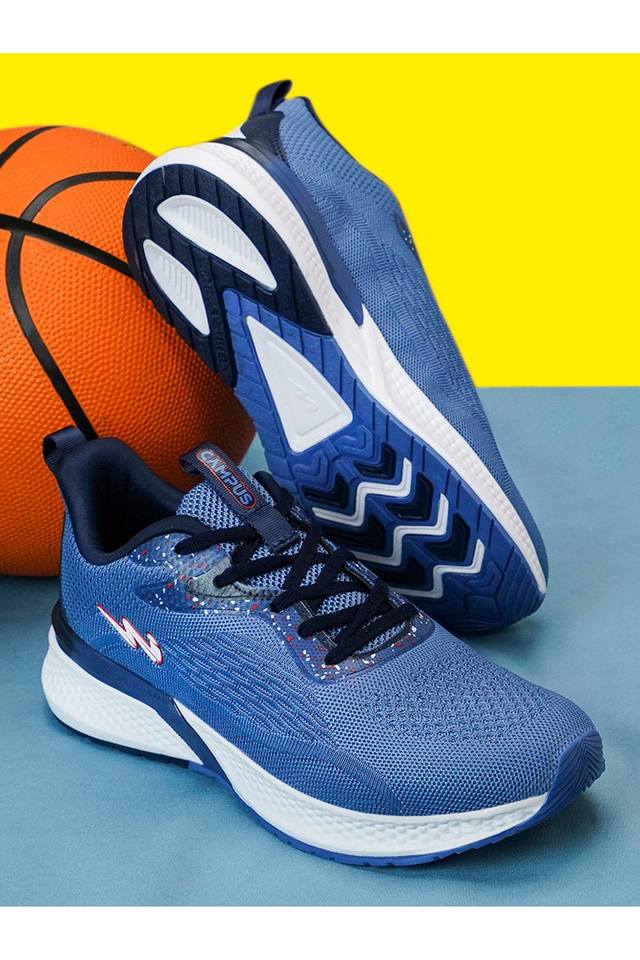 Campus men store blue running shoes