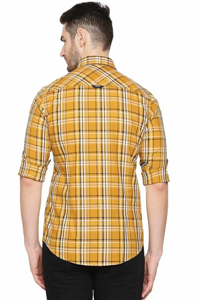 KILLER -  Yellow Casual Shirts - Main