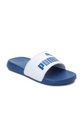 Puma mens cheap white flip flops