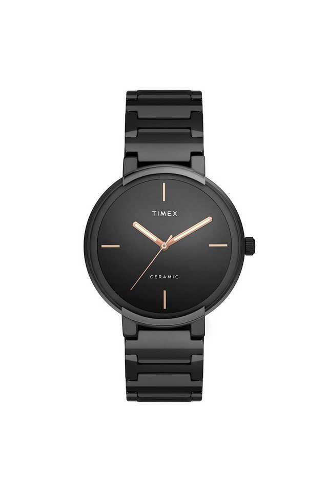 Buy TIMEX undefined Mens 40 mm Black Dial Ceramic Bracelet Analogue Watch TWEG21202 Shoppers Stop