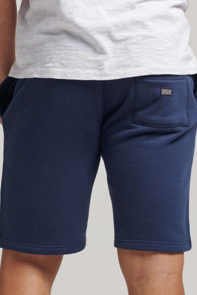 Buy SUPERDRY Navy Solid Cotton Drawstring Men's Shorts