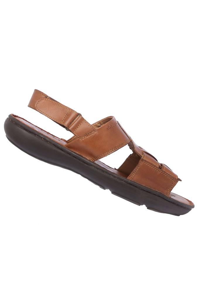 Ruosh men's leather store sandals and floaters