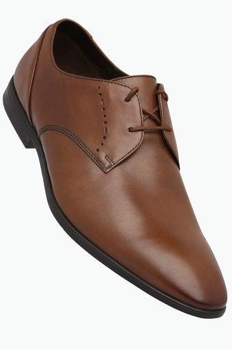 clarks tan formal shoes