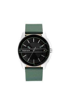 Buy FASTRACK Mens 41.5 mm Wear your look Black Dial Leather