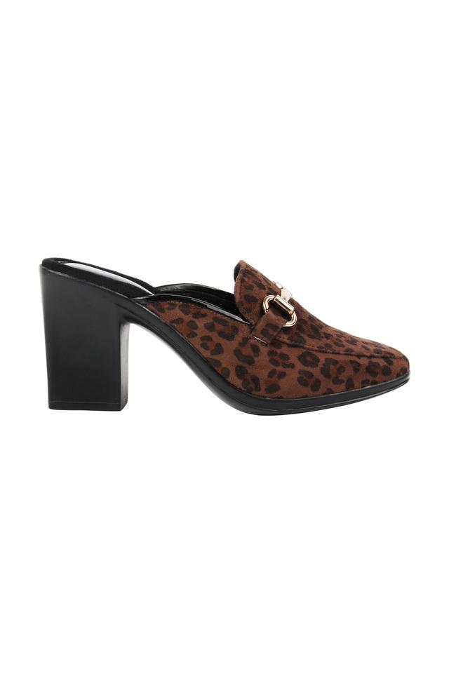 Animal on sale print mules