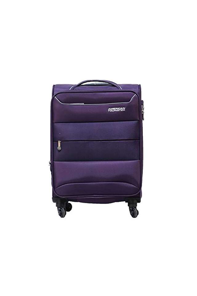 Buy AMERICAN TOURISTER Purple Unisex Zipper Closure Soft Trolley | Shoppers  Stop