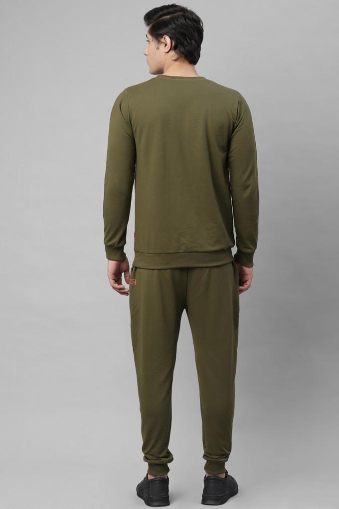 Mens olive green clearance tracksuit