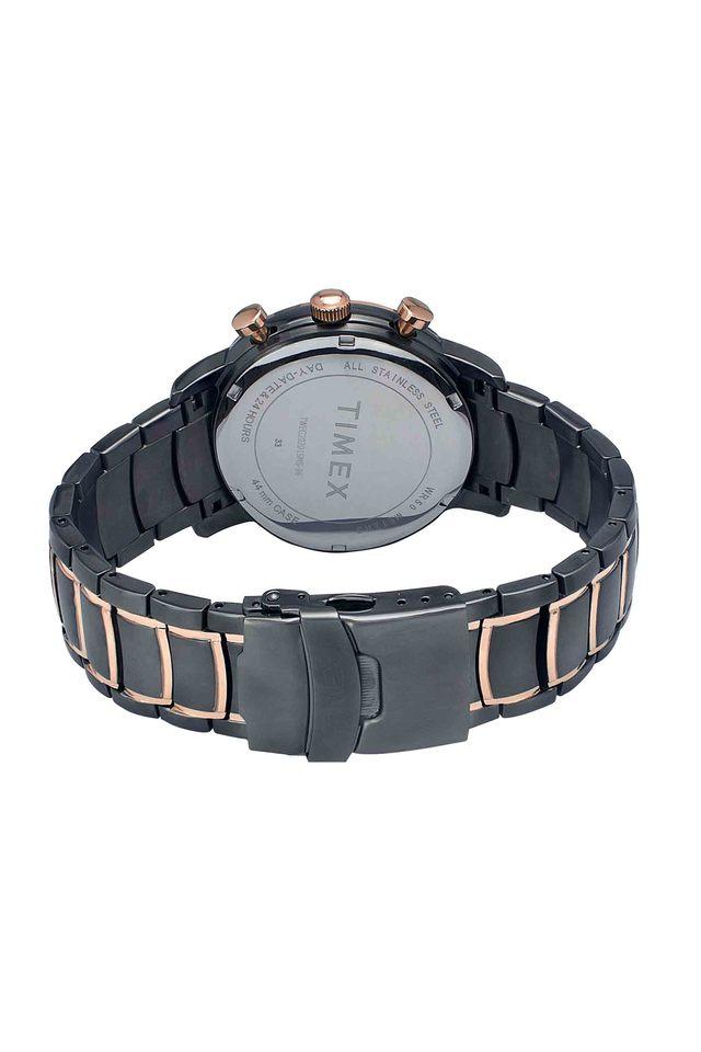 Buy TIMEX Mens 44 mm E-Class Gunmetal Dial Stainless Steel Analogue Watch -  TWEG20201 | Shoppers Stop