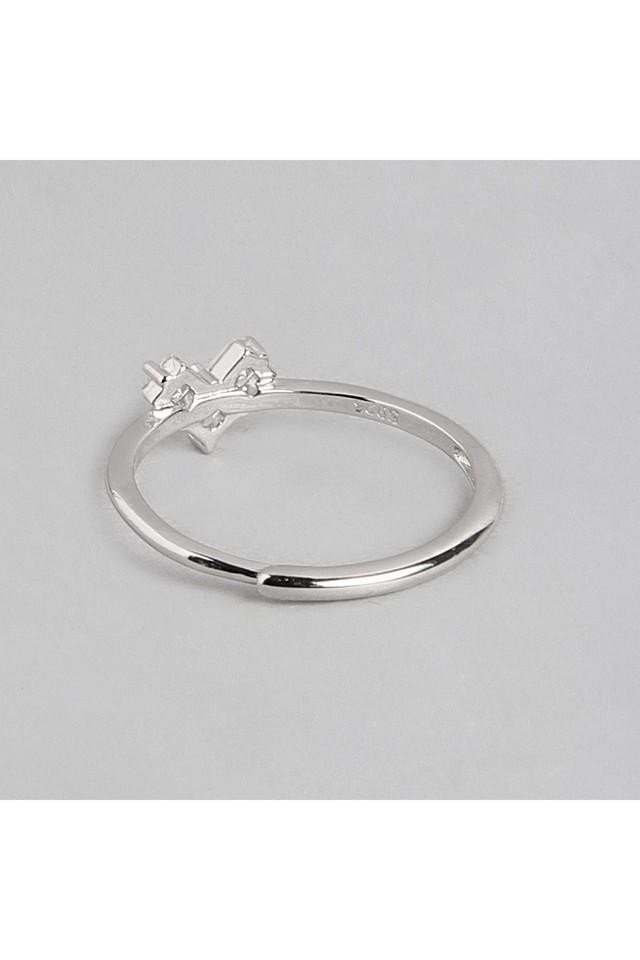 Buy Silver Rings for Women by Jewels galaxy Online | Ajio.com