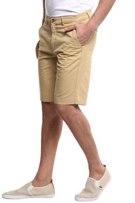 Mens 4 Pocket Solid Shorts