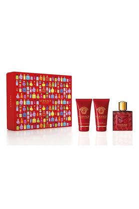 Buy VERSACE Eros Flame 3 Pieces Gift Set for Men Shoppers Stop