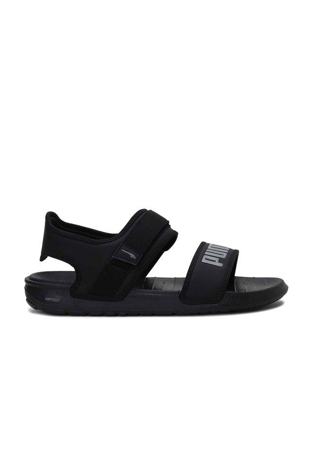 Puma men shop black sandals