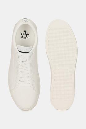 Buy ARROW White Mens Non Leather Lace Up Sneakers Shoppers Stop