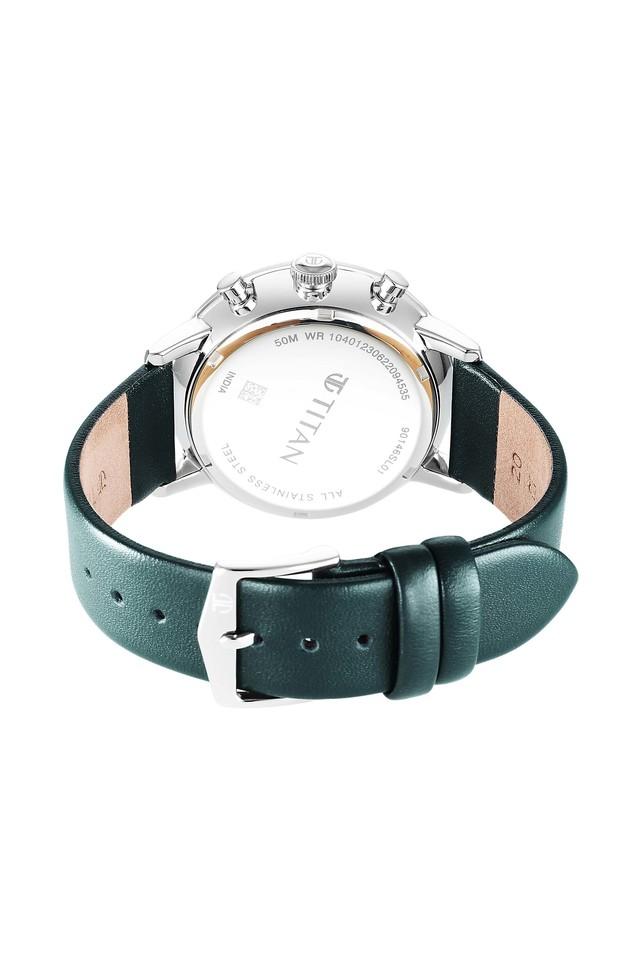 Light leather hot sale titan watches