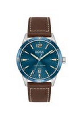 Buy BOSS Drifter Blue Dial Leather Analog Watch for Men 1513899