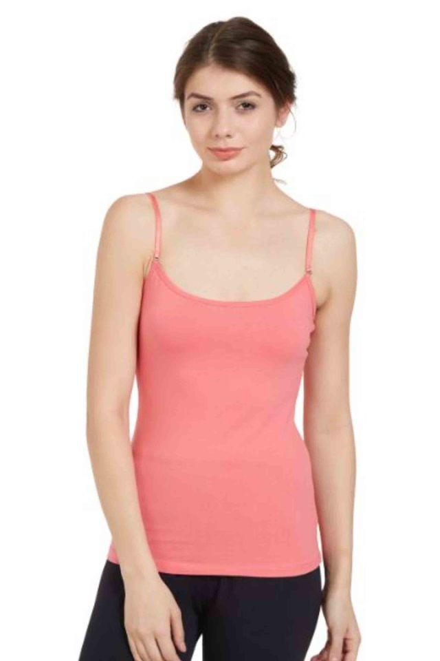 Soie Cotton Elastane Camisole - White