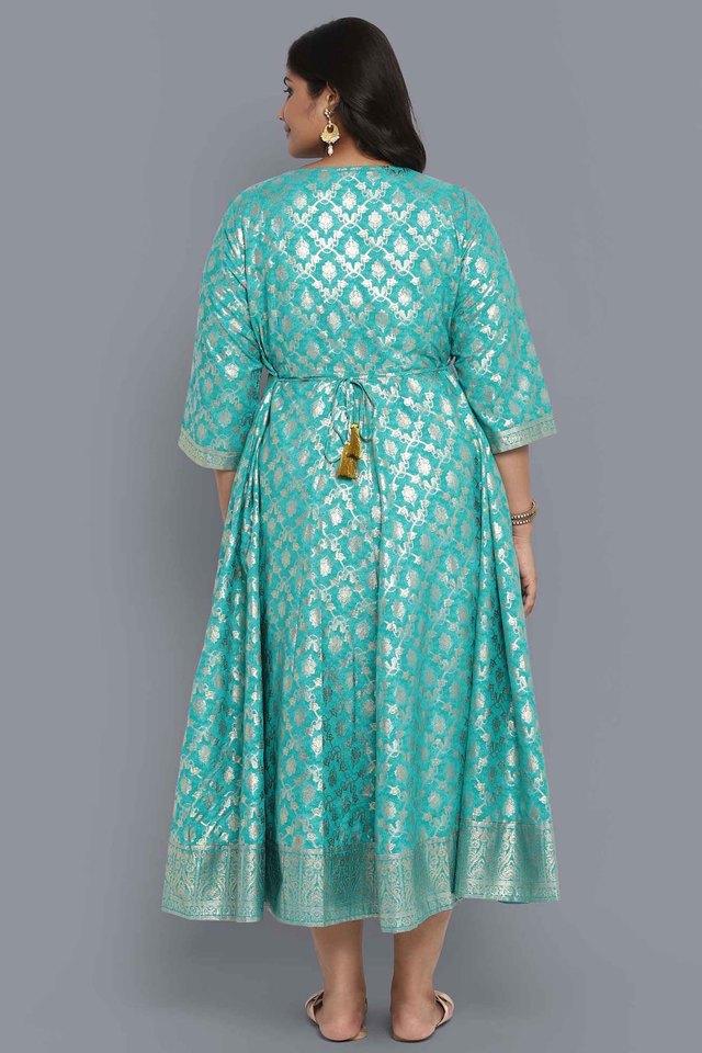 AURELIA -  Green Ethnic Dresses - Main