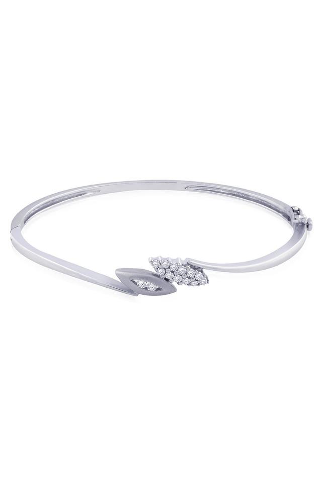 Bangle Bracelet in Platinum, 8mm