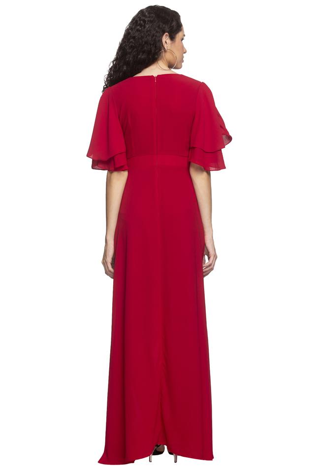 MADAME -  Maroon Dresses - Main