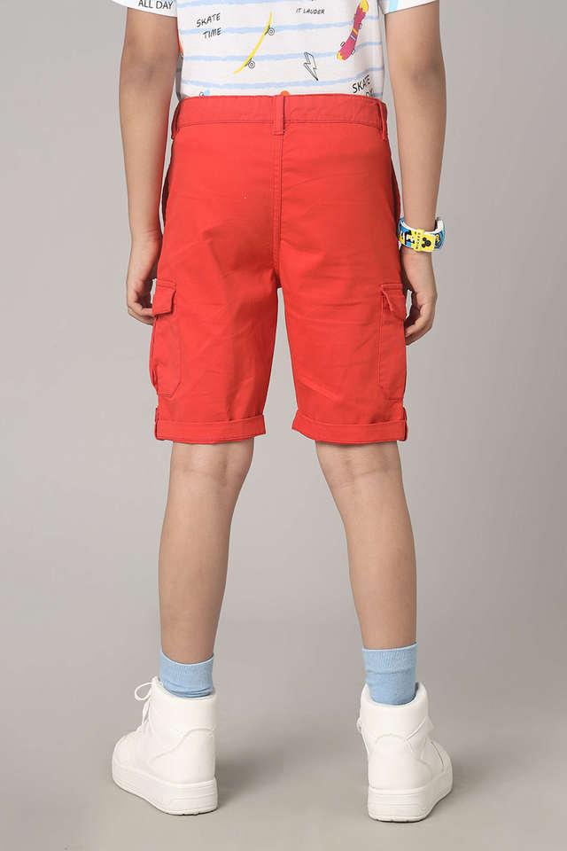 Boys red cargo on sale shorts