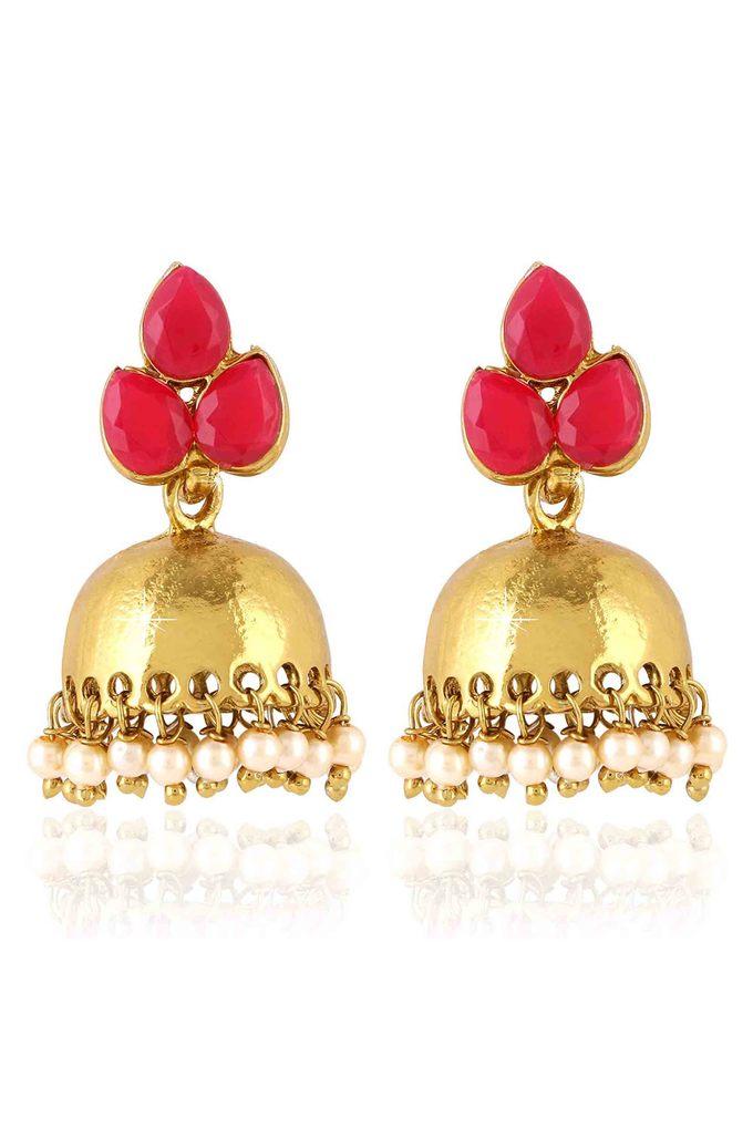 Buy YELLOW CHIMES Pink Oxidised Silver Golden Copper GoldPlated