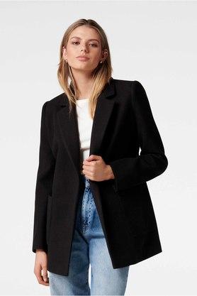 Casual black outlet coat womens