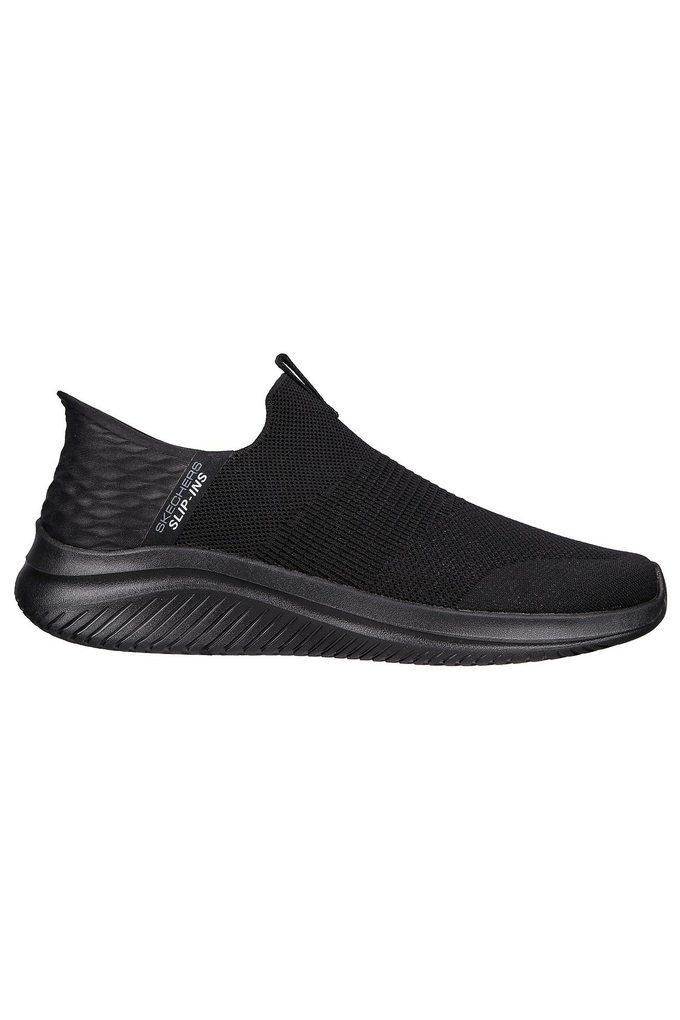 Buy SKECHERS Black Ultra Flex 3.0 - Smooth Step Knit Regular Slipon Mens  Casual Shoes