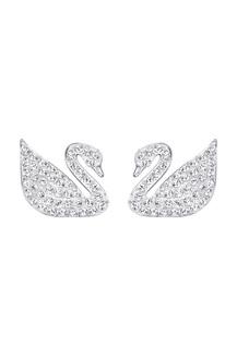 Swarovski swan deals earrings