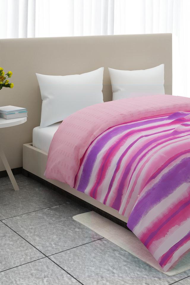 Buy PORTICO Multi Stripe Double Comforter Cover Shoppers Stop