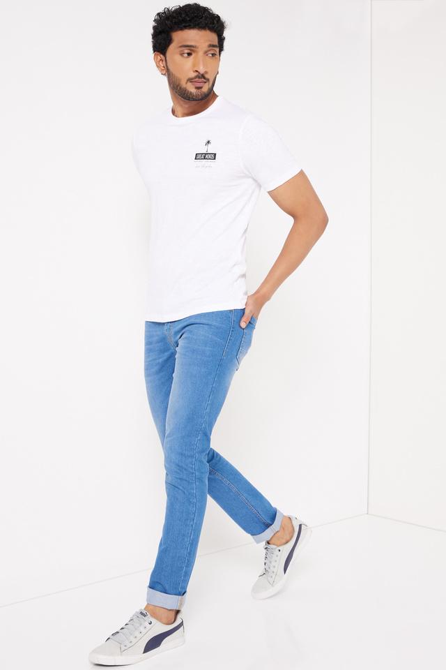 INTUNE Los Angeles Graphic Printed White Cotton T-Shirt for Men(T-Shirts), Shop Now at ShopperStop.com, India's No.1 Online Shopping Destination