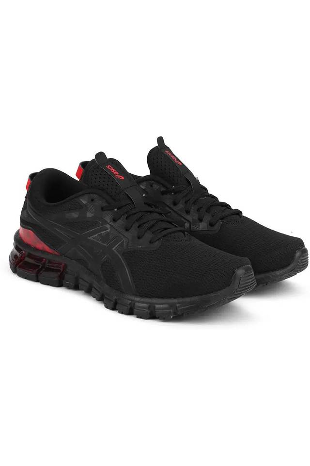 Asics black sports clearance shoes