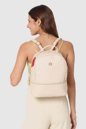 Off store white backpacks