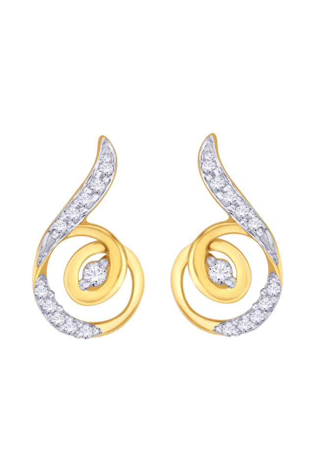 18k Real Diamond Earring JG-1902-2226 – Jewelegance