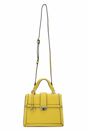 Allen solly mustard online yellow handbag