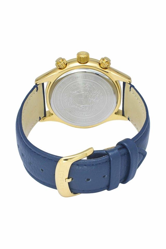 Versace blue dial discount watch