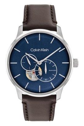 Buy CALVIN KLEIN Sport Multi-Function Grey Dial Leather Analog Watch for  Men - 25200211 | Shoppers Stop