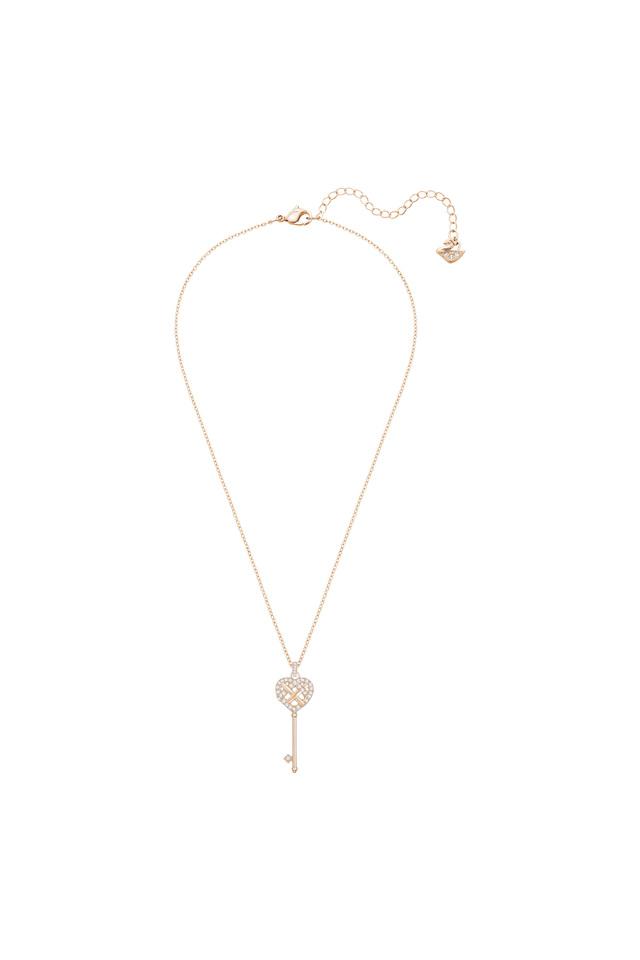 Swarovski heart 2024 key necklace