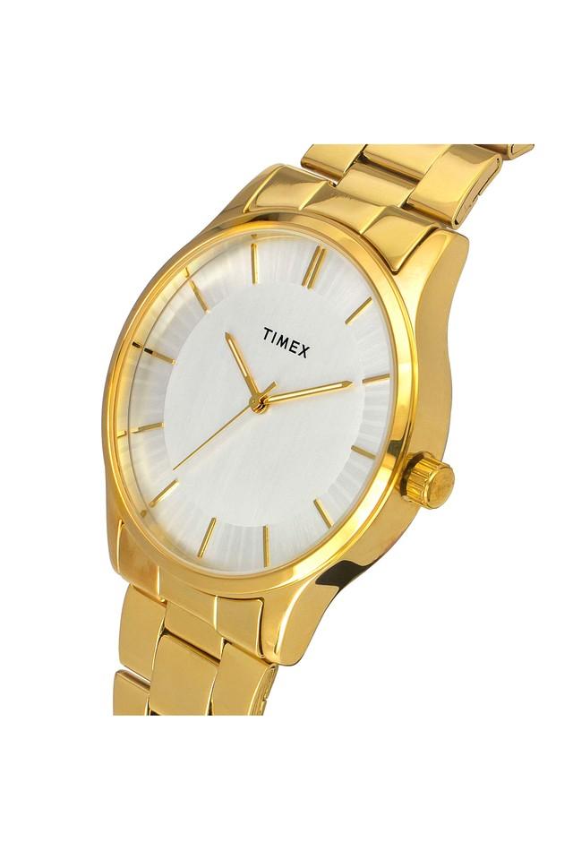 Timex Fashion Women's Silver Dial Round Case 3 Hands Function Watch -T