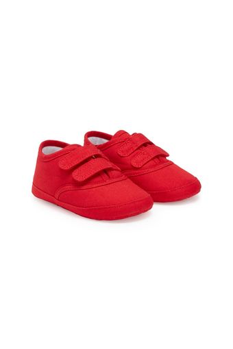 cheap red canvas shoes