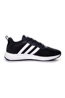 Adidas black hot sale mesh shoes