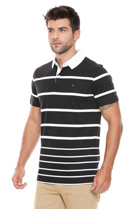 Tommy hilfiger black discount polo