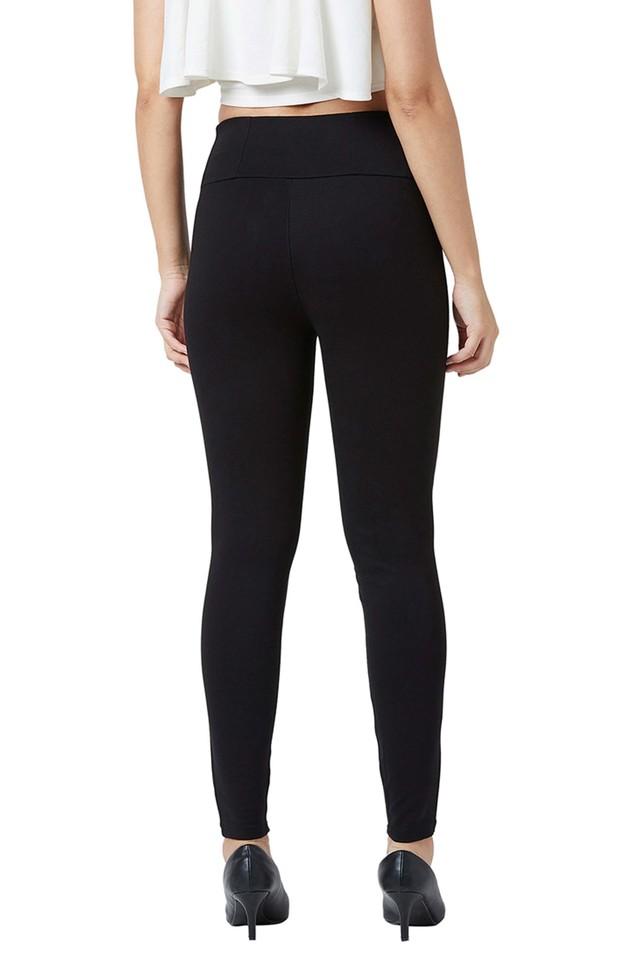 100% Cotton, Lycra And Viscose Black Ladies Leggings at Rs 135 in